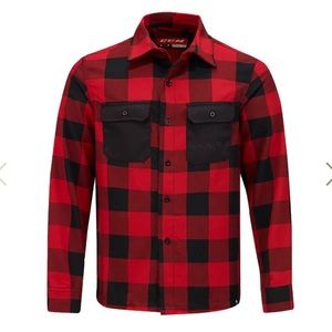NWT CCM Adult Lumber Plaid Working Shirt
